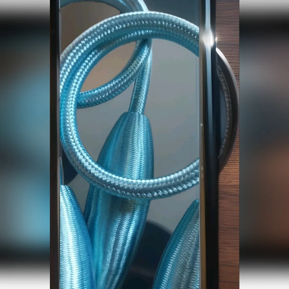 Satin Curtain Tie Backs, Ocean Blue, Set of 2